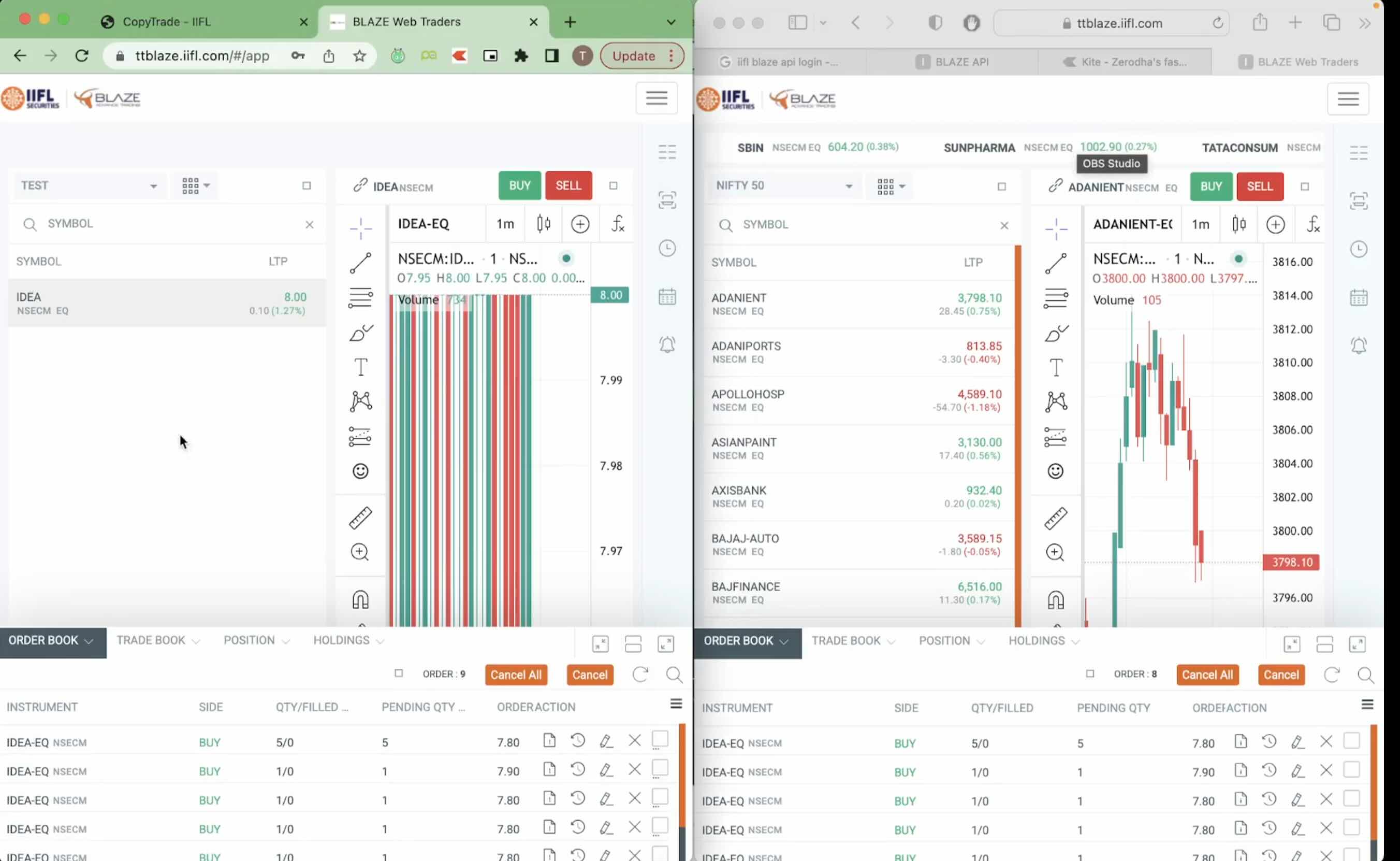 Copy Trade IIFL Execution